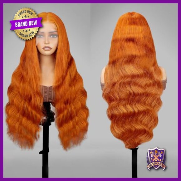 13x6 Lace Front Human Hair Wig 28in Body Wave 200 Density Glueless main image 4